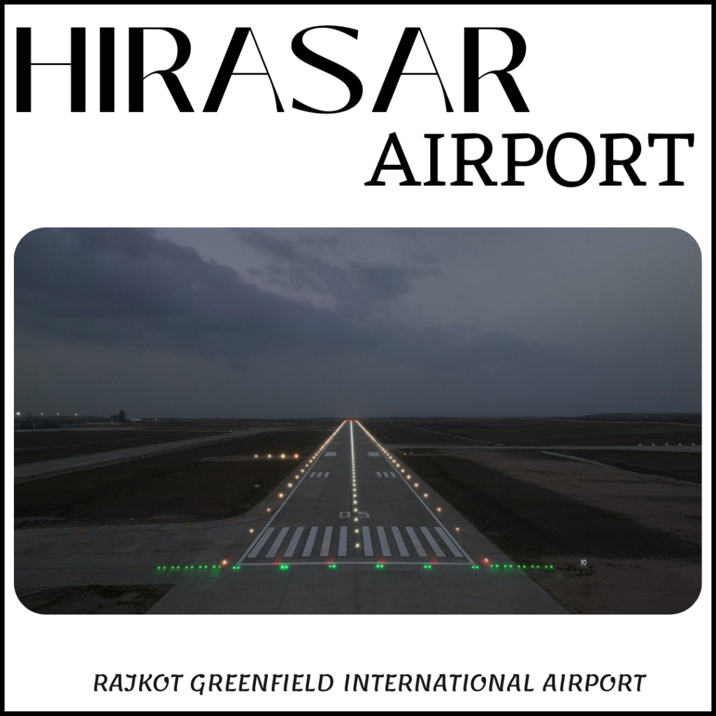 Hirasar International Airport in Rajkot Gujarat India