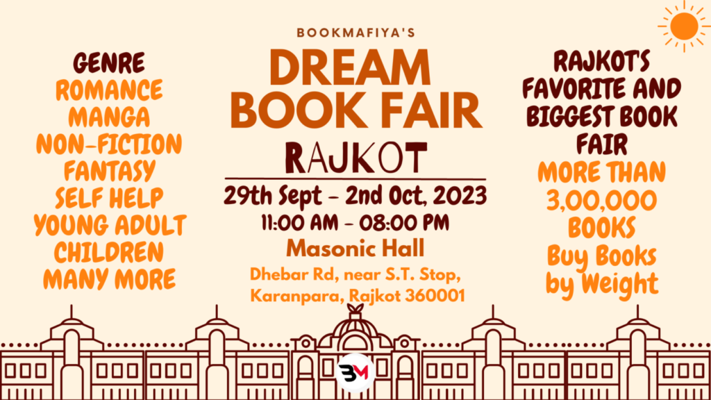 Dream Book Fair 2023 in Rajkot at Masonic Hall from 29th Sep to 2nd Oct