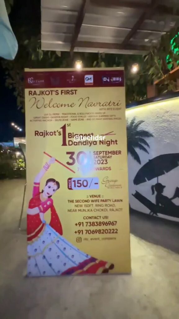 RAJKOT’S 1st Biggest Dandiya Night 2023