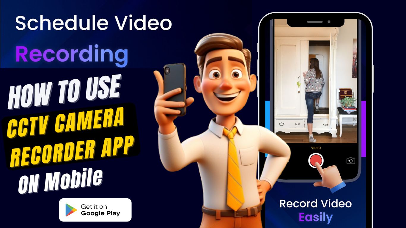 CCTV Camera Recorder Background - How to Use CCTV Camera Recorder App on Mobile