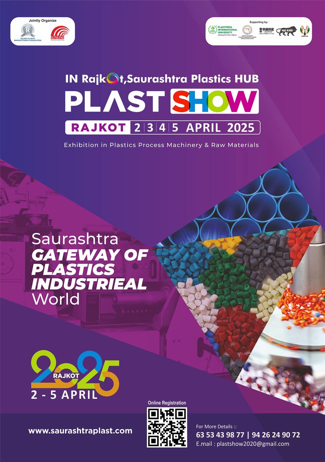 Plast Show Rajkot 2025 – Saurashtra’s Leading Exhibition in Plastic Process Machinery & Raw Materials Rajkot, Gujarat
