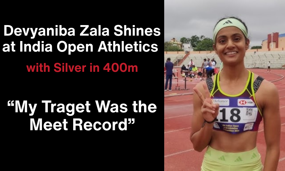 Devyaniba Zala Shines at India Open Athletics