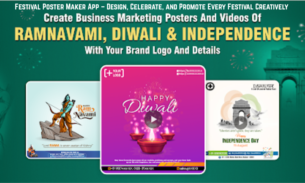 Festival Poster Maker App – Design, Celebrate, and Promote Every Festival Creatively
