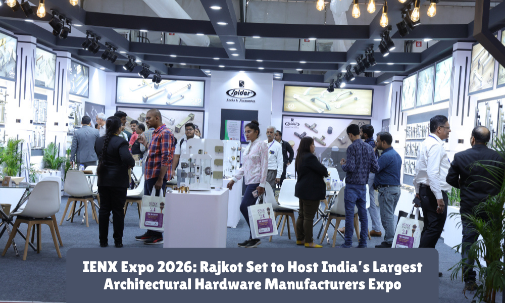 IENX Expo 2026 Rajkot Set to Host India’s Largest Architectural Hardware Manufacturers Expo