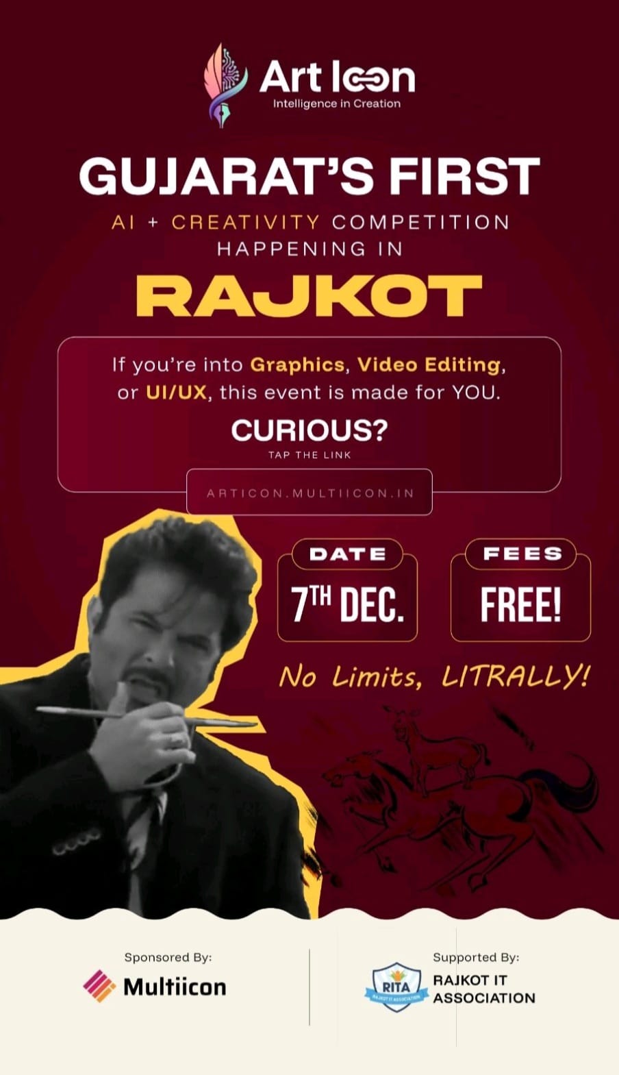 Gujarat’s First AI + Creativity Competition in Rajkot A Revolutionary Platform for Designers, Editors, and Digital Creators