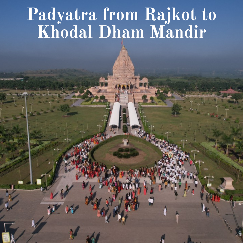Padyatra from Rajkot to Khodal Dham Mandir