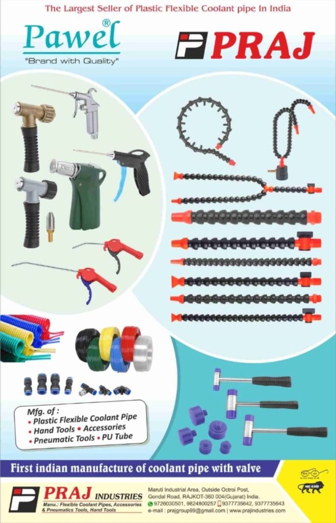 Praj Industries India’s Leading Manufacturer of Plastic Flexible Coolant Pipes and Precision Industrial Tools