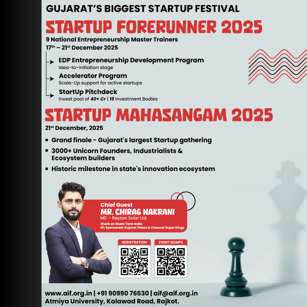 Startup Forerunner & Startup Mahasangam 2025 in Rajkot