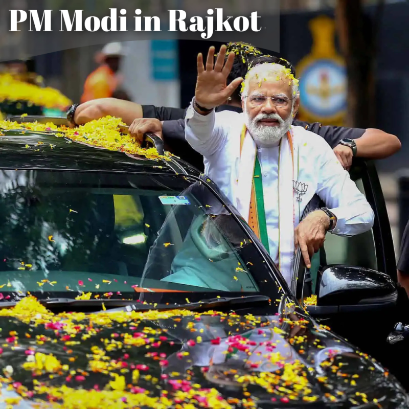 Modi In Rajkot PM Narendra Modi Roadshow in Rajkot on January 11, 2026 : Route ...