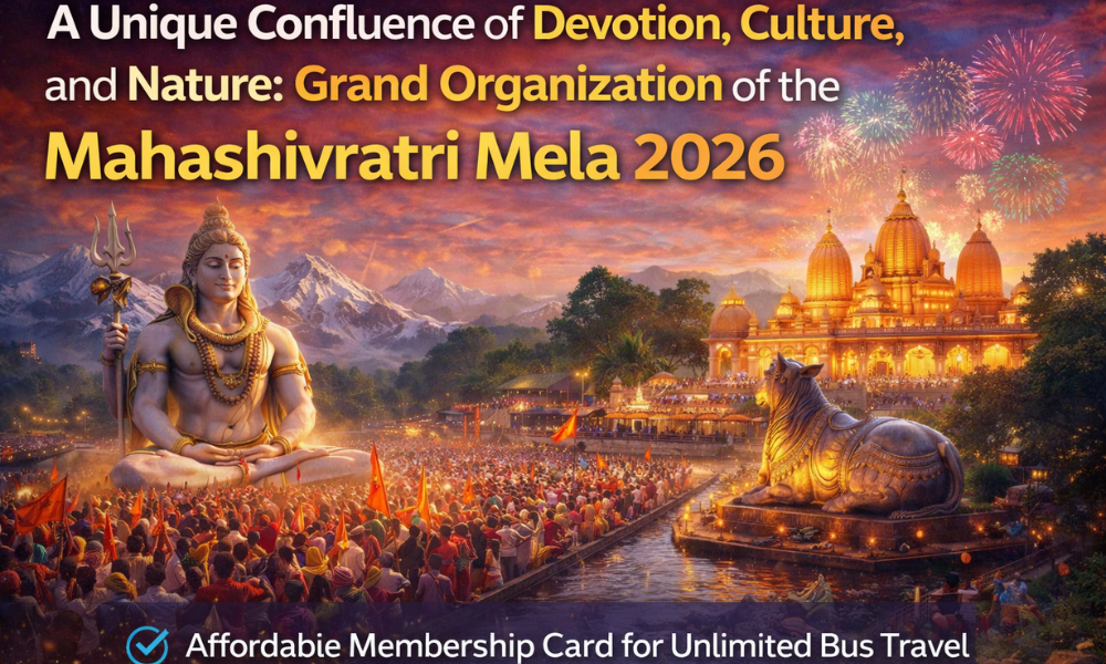 A Unique Confluence of Devotion, Culture, and Nature: Grand Organization of the Mahashivratri Mela 2026