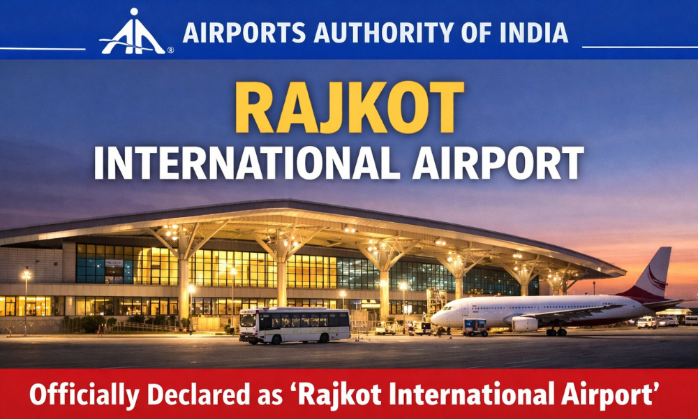 Airports Authority of India Officially Declares the Name as ‘Rajkot International Airport’, Issues Circular Clarifying It Will Not Be Named Hirasar.