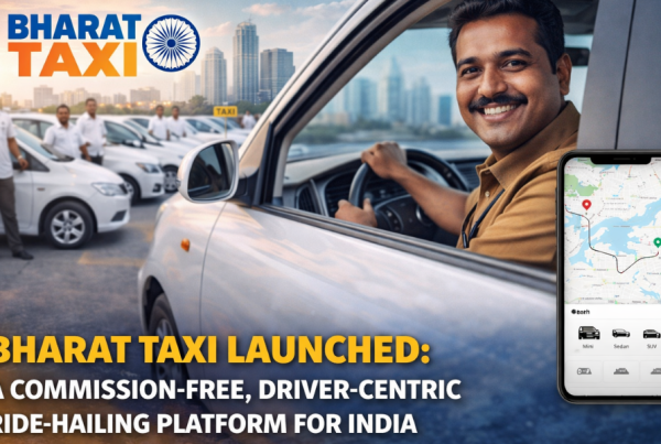 Bharat Taxi Launched A Commission-Free, Driver-Centric Ride-Hailing Platform for India