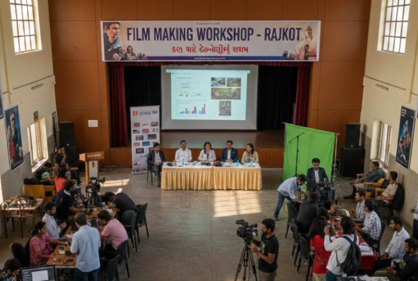 Film Making Workshop in Rajkot with Rare Equipment from the World of Cinema