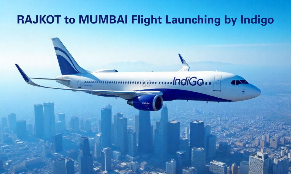 RAJKOT to MUMBAI Flight Launching by Indigo