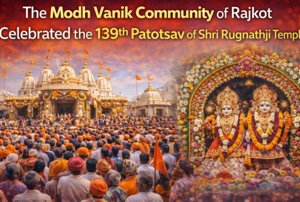 The Modh Vanik Community of Rajkot Celebrated the 139th Patotsav of Shri Rugnathji Temple