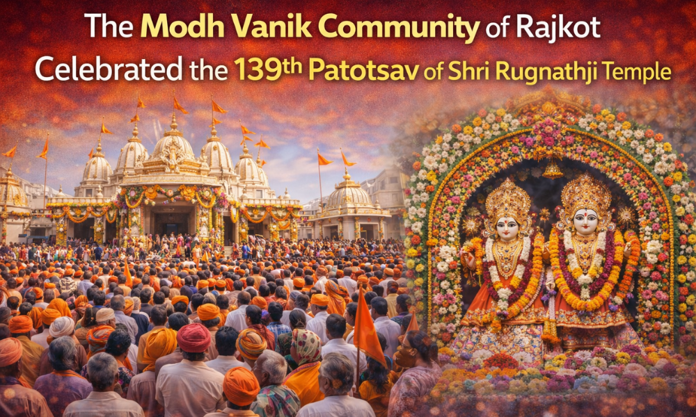 The Modh Vanik Community of Rajkot Celebrated the 139th Patotsav of Shri Rugnathji Temple