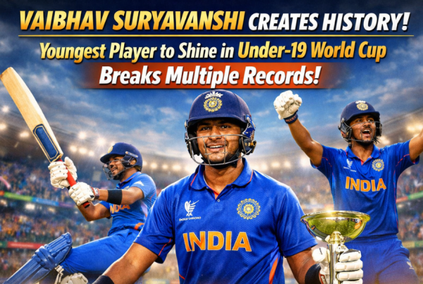 Vaibhav Suryavanshi Creates History Youngest Player to Shine in Under-19 World Cup, Breaks Multiple Records