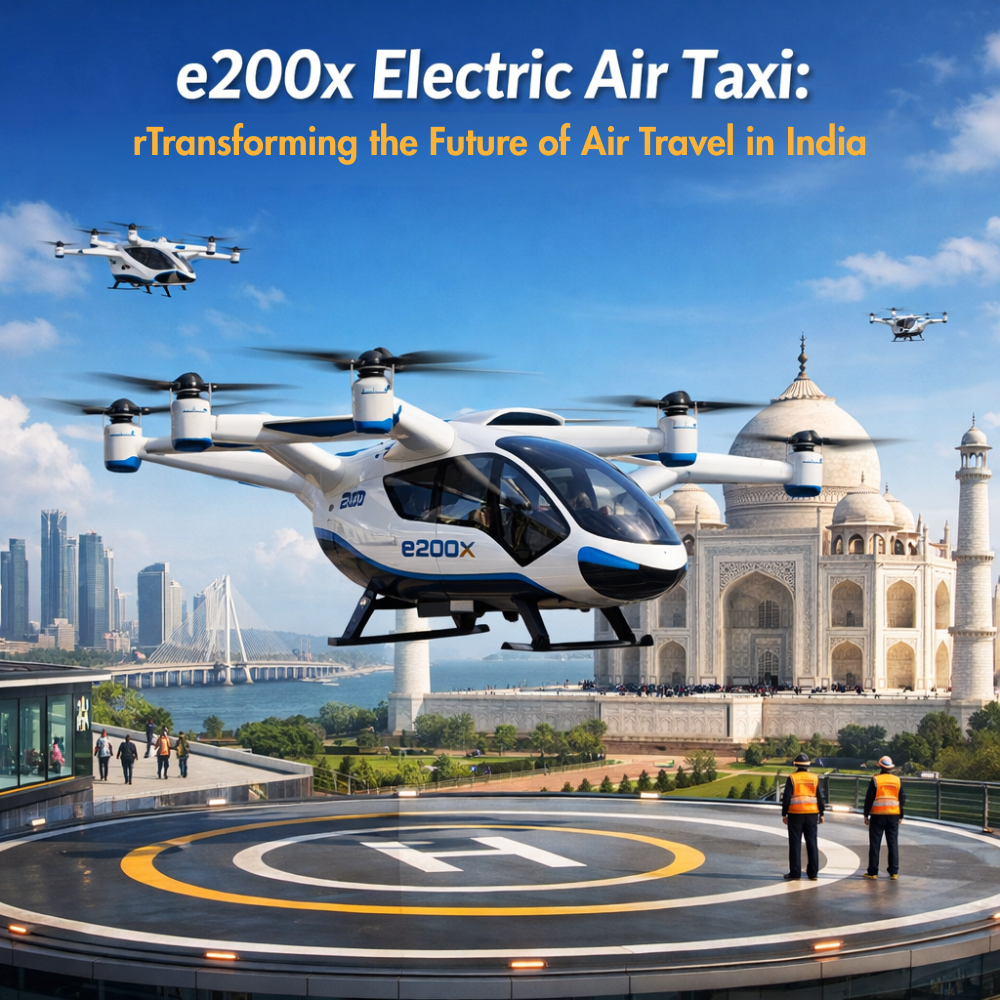 e200x Electric Air Taxi Transforming the Future of Air Travel in India