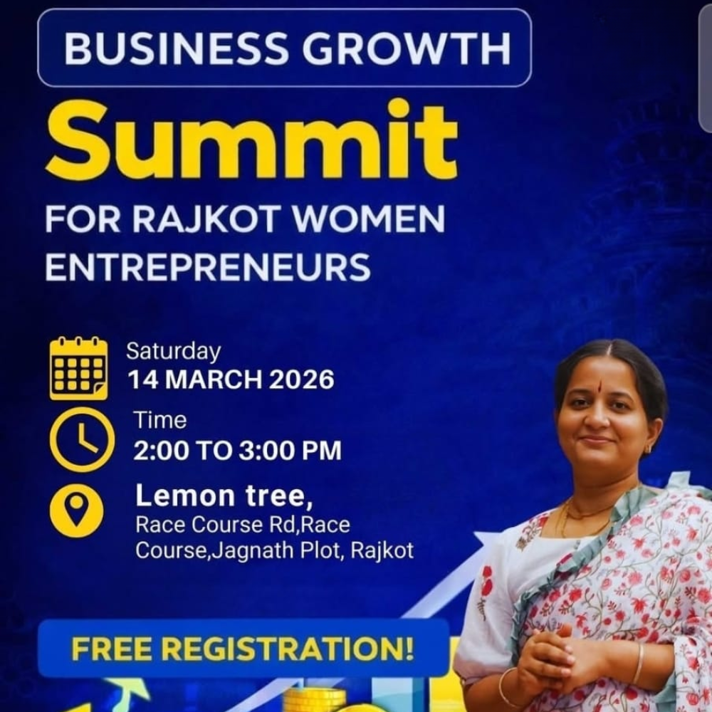 Business Growth Summit for Women Entrepreneurs in Rajkot Event to Inspire and Empower Local Businesswomen