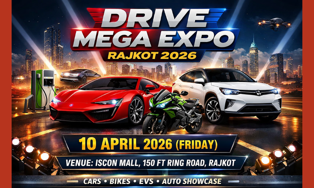 Drive Mega Expo 2026 in Rajkot - Biggest Automobile Exhibition in Gujarat Date & Venue Details