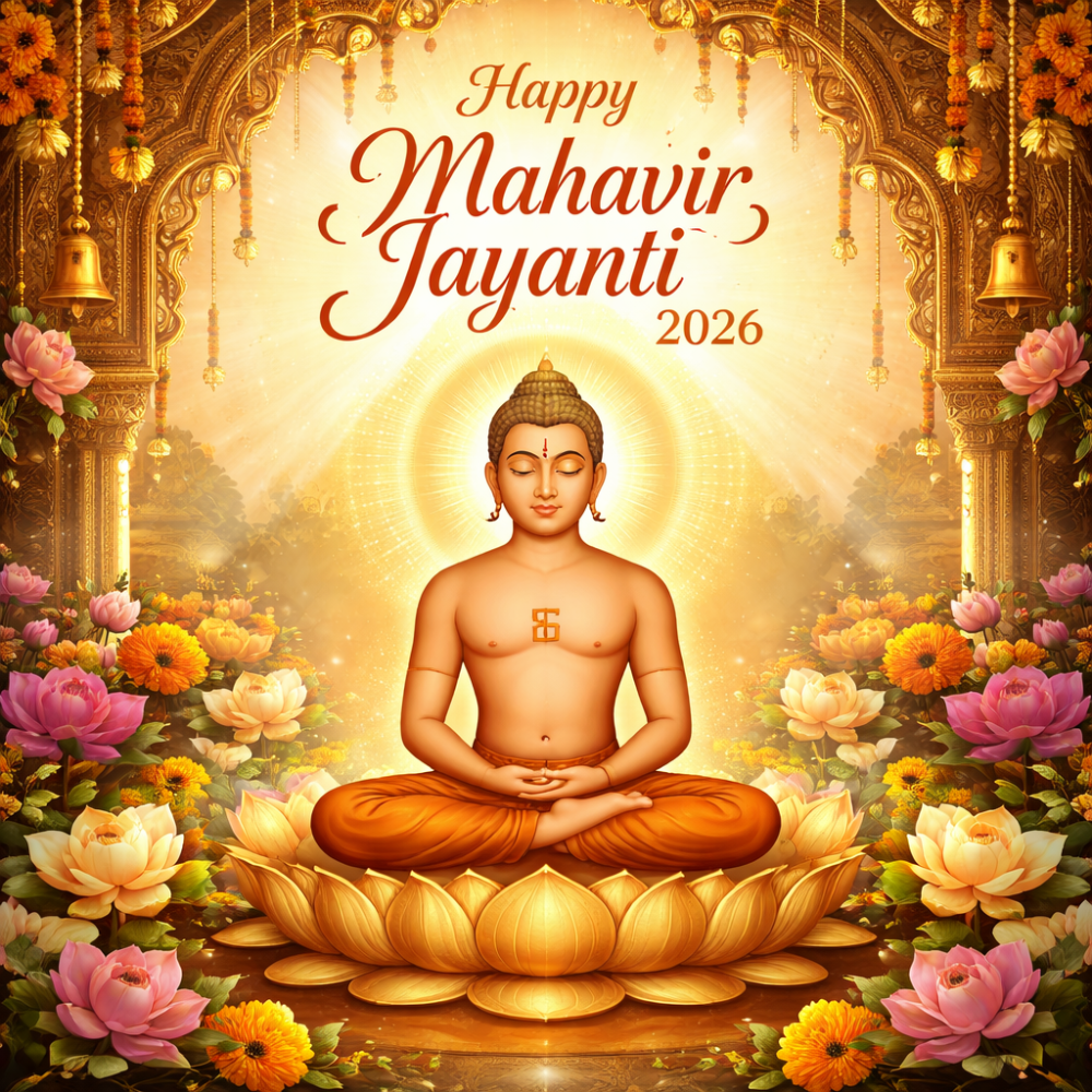 Mahavir Jayanti 2026 Celebration – Across Jain Upashray and Derasar in Rajkot, Gujarat (1)