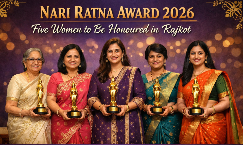 Nari Ratna Award 2026 Five Women to Be Honoured in Rajkot