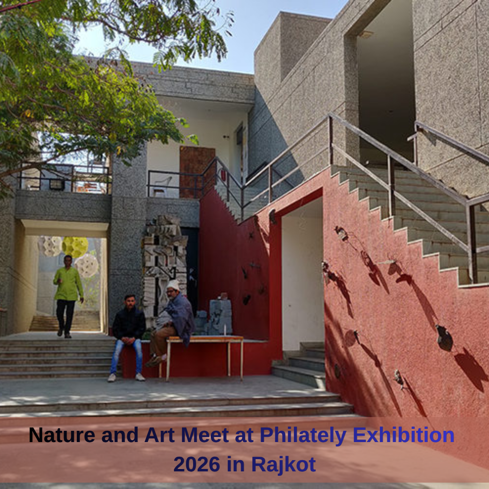 Nature and Art Meet at Philately Exhibition 2026 in Rajkot