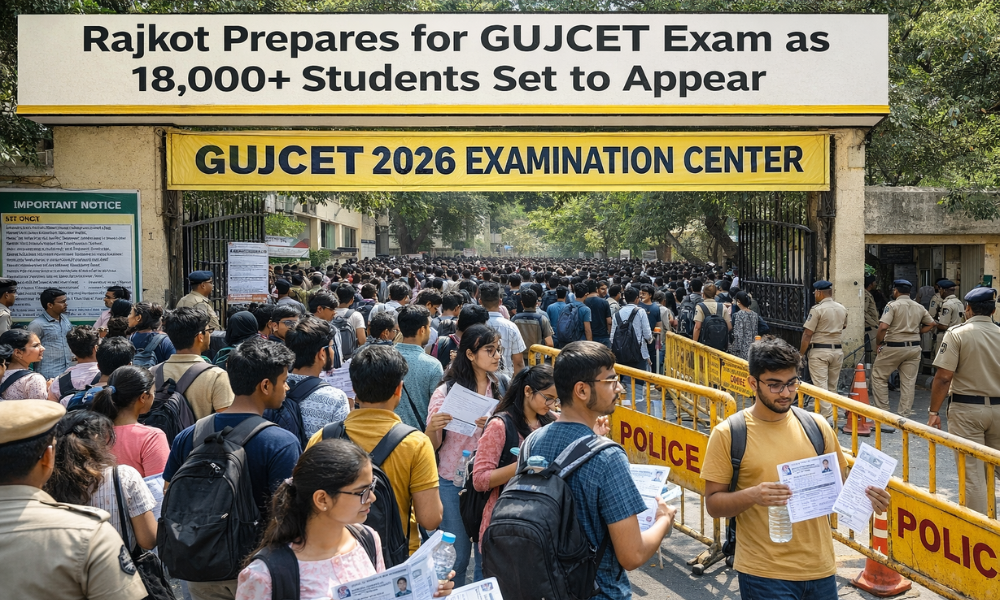 Rajkot Prepares for GUJCET Exam as 18,000+ Students Set to Appear