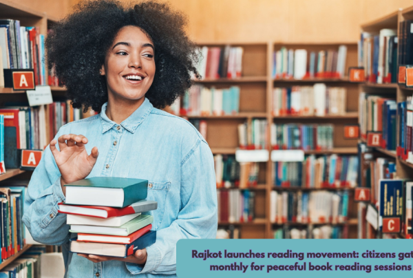 Rajkot launches reading movement citizens gather monthly for peaceful book reading sessions