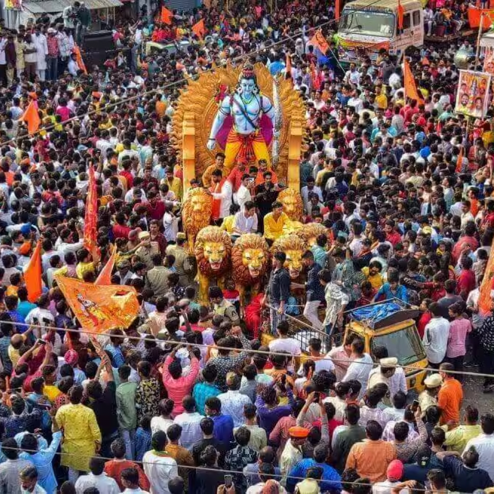 Ram Navami Dharm Sabha at Nanavati Chowk