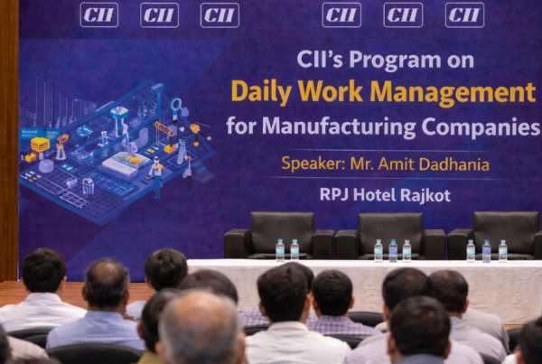 CII's Program on Daily Work Management for Manufacturing Companies in RPJ Hotel Rajkot - Speaker Mr. Amit Dadhania