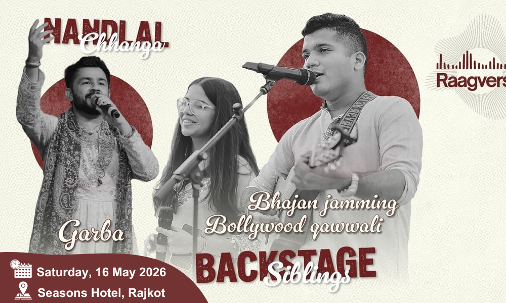 RAAGVERSE Bhajan Clubbing in Rajkot Celebrates Devotion & Dance with Bhajan, Qawali & Garba Night