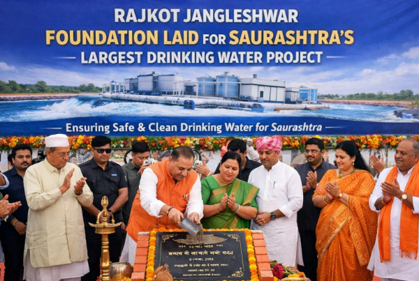 Rajkot Jangleshwar Foundation Laid for Saurashtra’s Largest Drinking Water Project