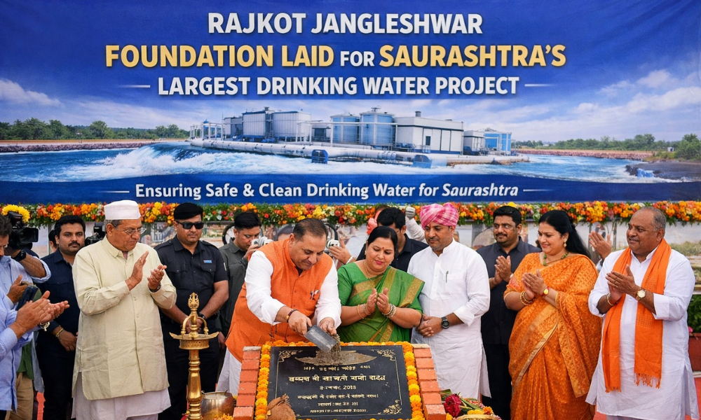 Rajkot Jangleshwar Foundation Laid for Saurashtra’s Largest Drinking Water Project