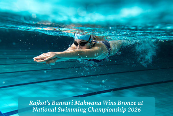 Rajkot’s Bansuri Makwana Wins Bronze at National Swimming Championship 2026