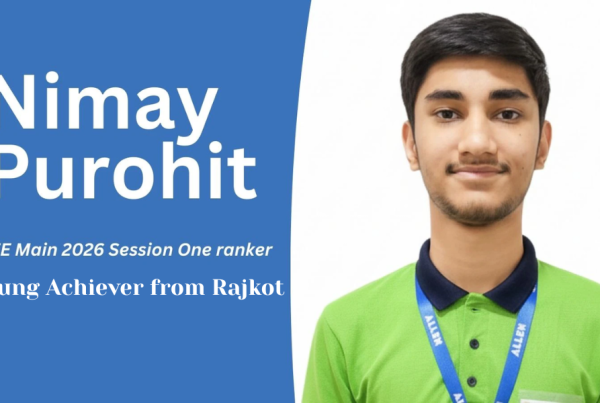Young Achiever from Rajkot Nimay Purohit Secures AIR 16 with 100 Percentile, Tops Gujarat in JEE Main