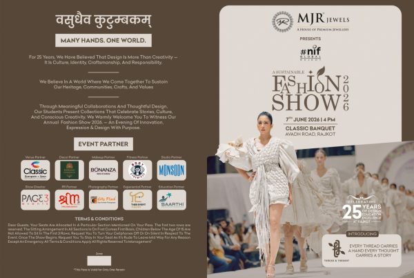 Fashion Show 2026 in Rajkot Gujarat by NIF Global (NIFD) - A Grand Celebration on Completion of 25 Years in Rajkot