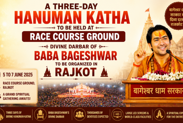 A Three-Day Hanuman Katha to Be Held at Race Course Ground; Divine Darbar of Baba Bageshwar to Be Organized in Rajkot