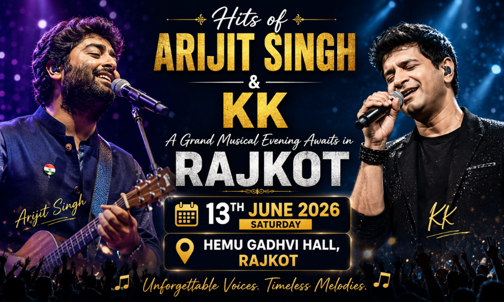 Hits of Arijit Singh & KK A Grand Musical Evening Awaits in Rajkot on 13th June 2026