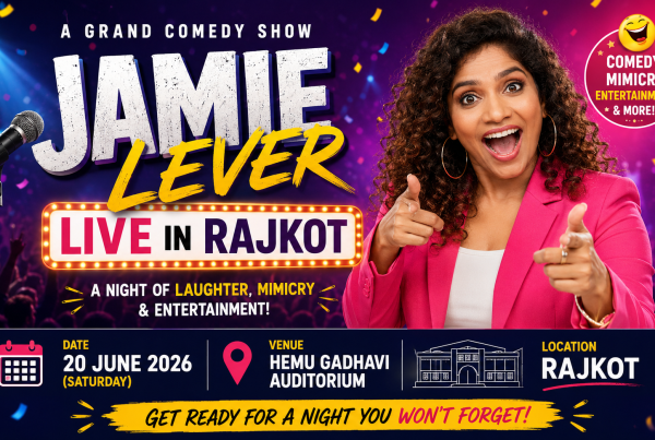 Jamie Lever Live in Rajkot A Grand Comedy Show Filled with Laughter, Mimicry & Entertainment on 20 June, 2026