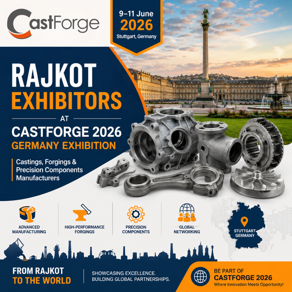Rajkot Exhibitors List in CastForge 2026 Germany Exhibition Castings, Forgings & Precision Components Manufacturers