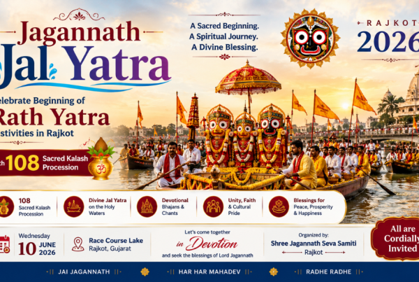 Jagannath Jal Yatra Celebrate Beginning of Rath Yatra Festivities in Rajkot 2026 with 108 Sacred Kalash Procession