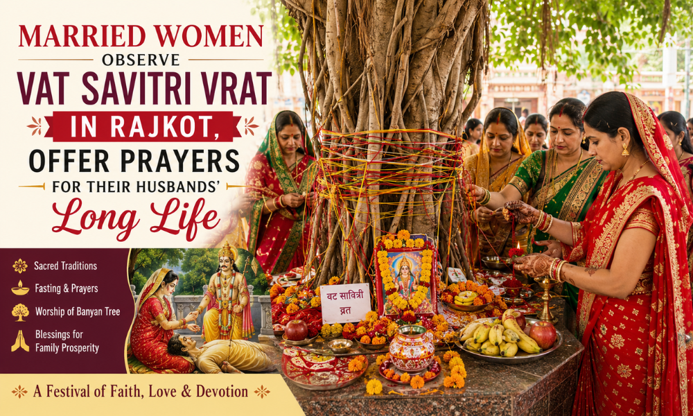 Married Women Observe Vat Savitri Vrat in Rajkot