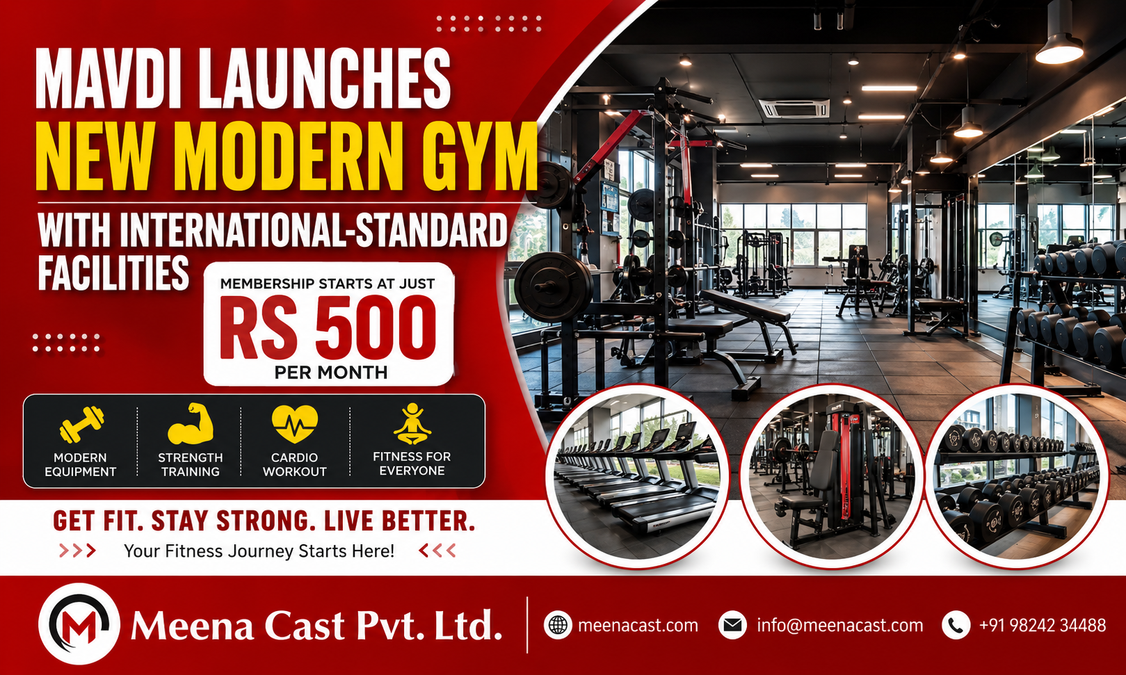 Mavdi Launches New Modern Gym with International-Standard Facilities, Membership Starts at Just RS 500 Per Month