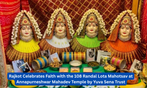 Rajkot Celebrates Faith with the 108 Randal Lota Mahotsav at Annapurneshwar Mahadev Temple by Yuva Sena Trust