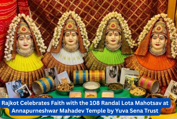 Rajkot Celebrates Faith with the 108 Randal Lota Mahotsav at Annapurneshwar Mahadev Temple by Yuva Sena Trust