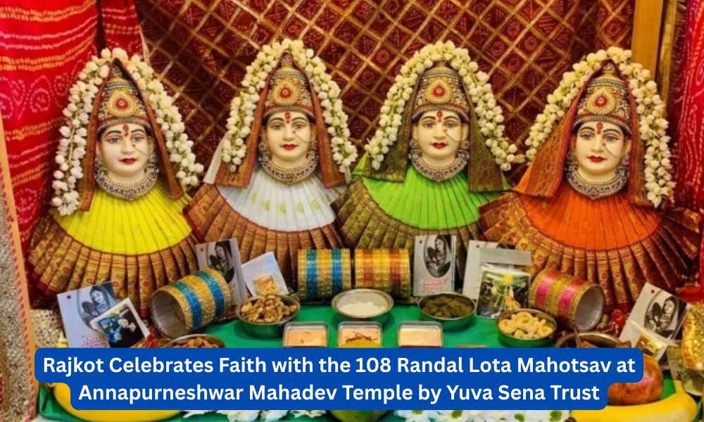 Rajkot Celebrates Faith with the 108 Randal Lota Mahotsav at Annapurneshwar Mahadev Temple by Yuva Sena Trust