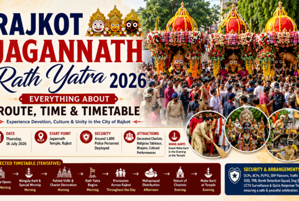 Rajkot Jagannath Rath Yatra 2026 Everything About Route, Time & Timetable