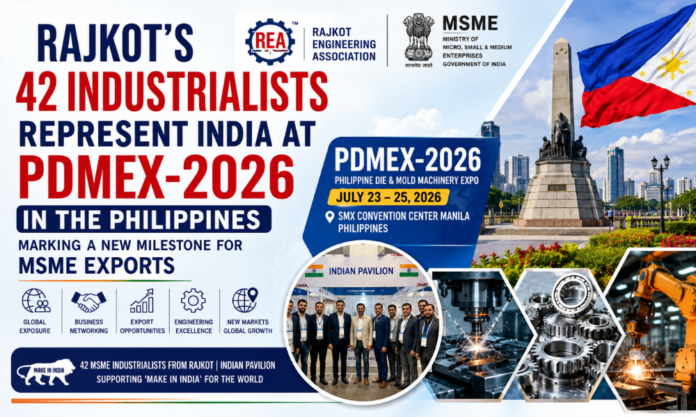 Rajkot's 42 Industrialists Represent India at PDMEX-2026 in the Philippines, Marking a New Milestone for MSME Exports