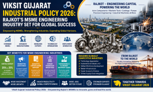 Viksit Gujarat Industrial Policy 2026: Rajkot's MSME Engineering Industry Set for Global Success